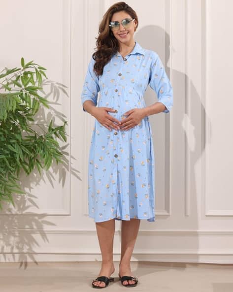 princess polly baby blue dress Printed Dress Wholesale Manufacturer Supplier Exporter – Trendphoria main image 0