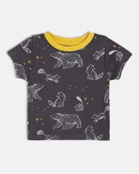 mini klub Printed Round-Neck T-Shirt-picture-16