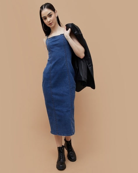 white christmas dresses Rhythm Gia Denim Dress main image 0