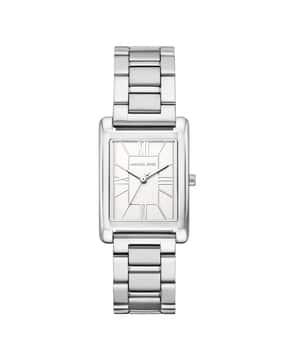 Buy Michael Kors Women Square-Dial Analogue Watch Silver Color
