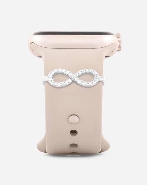 Minutiae Women Crystal Stone Studded Infinity Watch Charm
