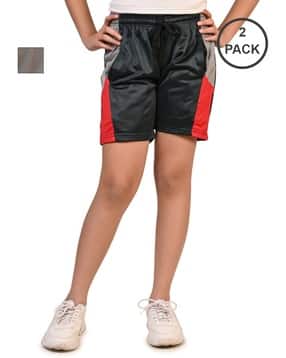 girls high rise bermuda shorts