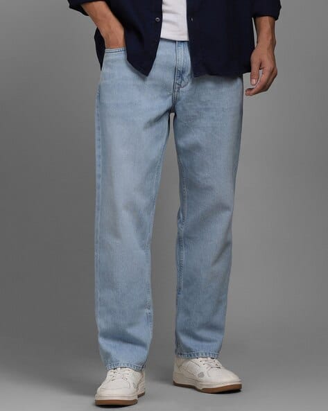 LOUIS PHILIPPE Men Flexi Waist Full Length Jeans