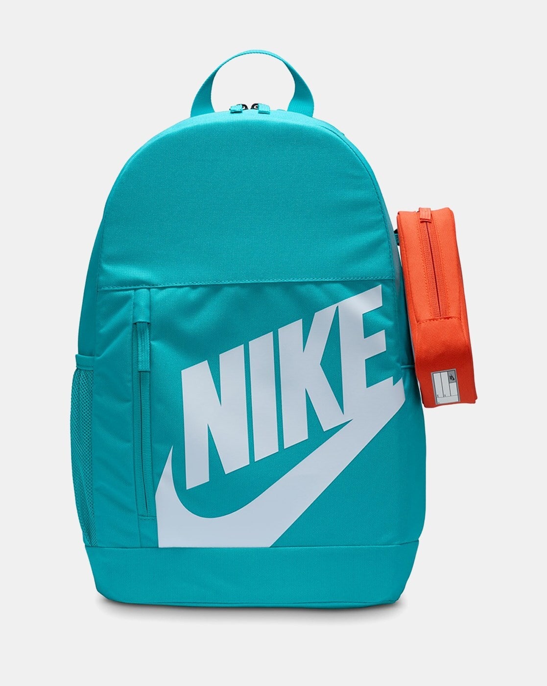 blue and green nike backpack