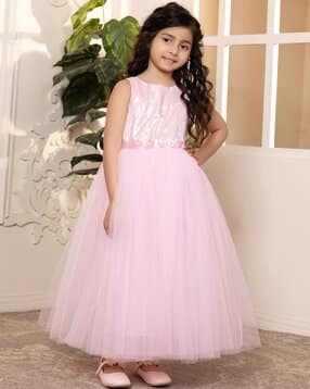 Girls Fit And Flare Dress-image-39
