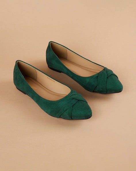 Buy Green Flat Shoes for Women by Ginger by lifestyle Online