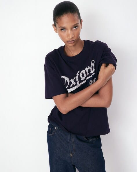 Buy Blue Tshirts for Women by H&M Online | Ajio.com