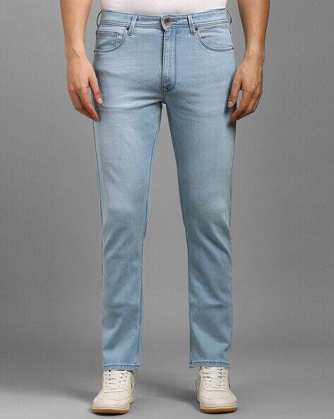 LOUIS PHILIPPE Men Heavy-Washed Slim Fit Jeans