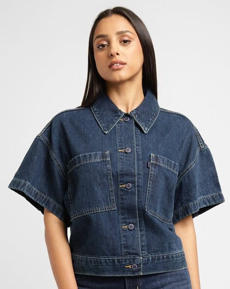 Buy Navy Blue Jackets Coats for Women by LEVIS Online