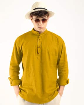 zbio Men Regular Fit Short Kurta-picture-18