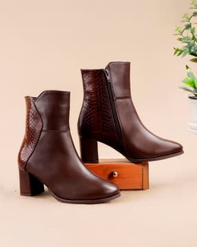 bxxy Women Round-Toe Ankle-Length Boots-picture-48
