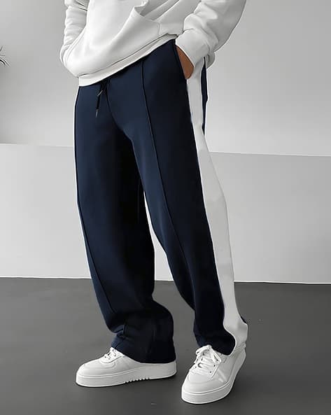 JUMP CUTS Men Colourblock Track Pants