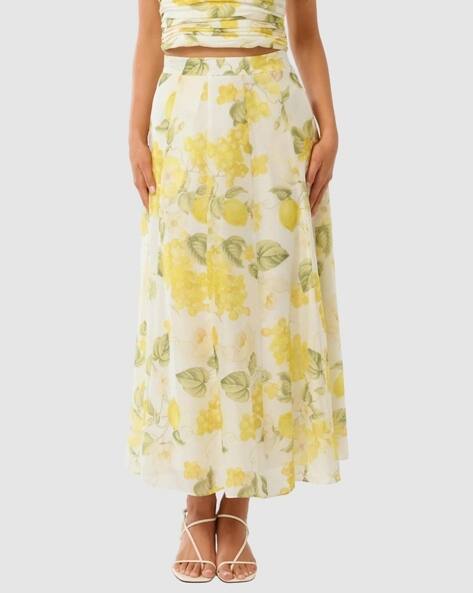 Forever New Women Floral A-Line Skirt