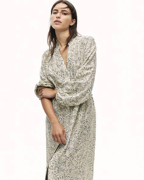 Buy H&M Women Floral Fit and Flare Dress Online | Ajio.com