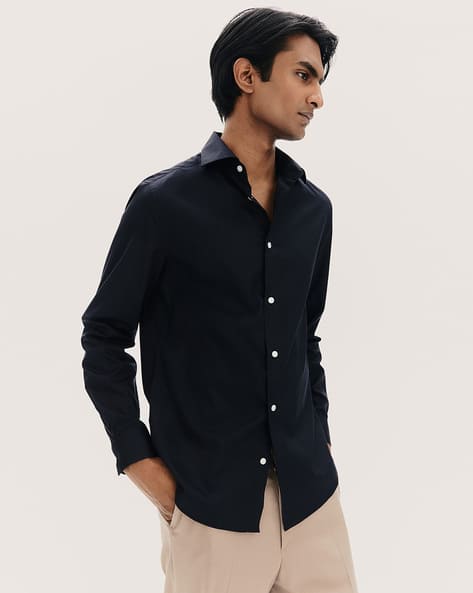 Buy Blue Shirts for Men by H&M Online | Ajio.com