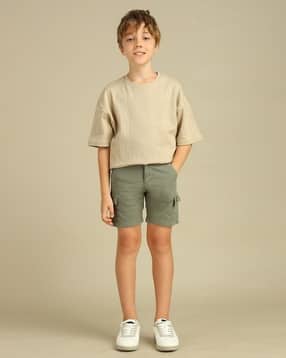u.s. polo assn. Boys Mid Rise Cargo Shorts-picture-41