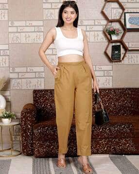 Women Cotton Relaxed Fit  Pants