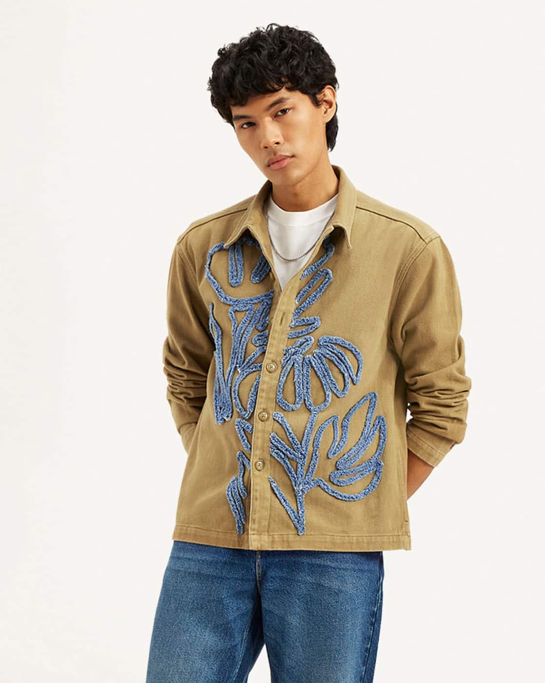 Buy LEVIS Men Patch-Work Regular Fit Co Online | Ajio.com