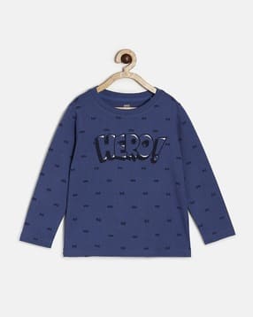 mini klub Round- Neck Knitted Cotton T-Shirt-picture-19