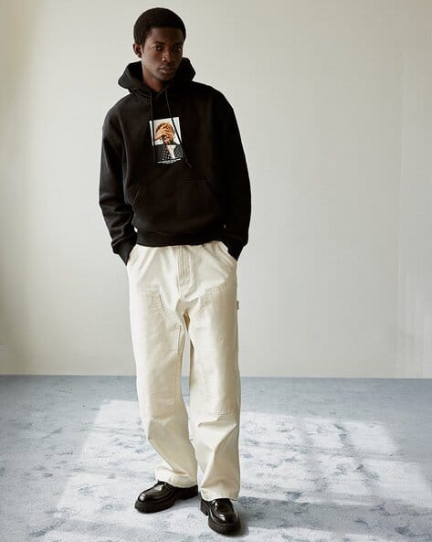 Men Baggy Fit Carpenter Trousers