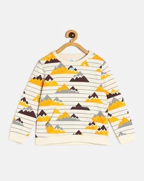 mini klub Round-Neck Knitted Blended Cotton Sweat Shirt-picture-26
