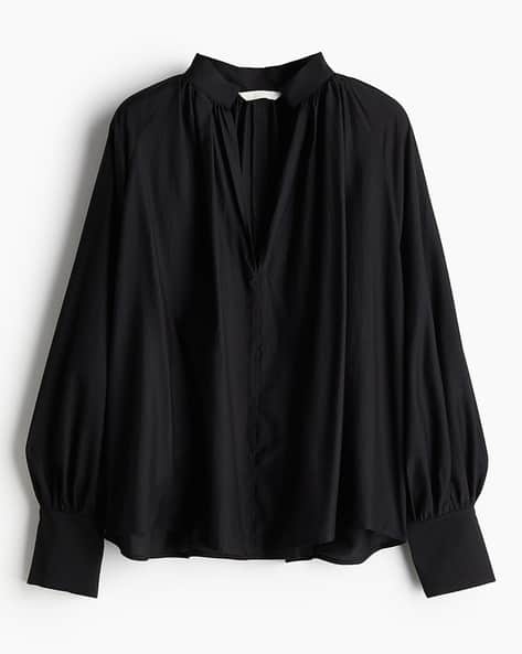Buy Black Tops for Women by H&M Online | Ajio.com