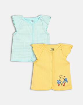 mini klub Girls Pack of 2 Printed Vests-picture-34