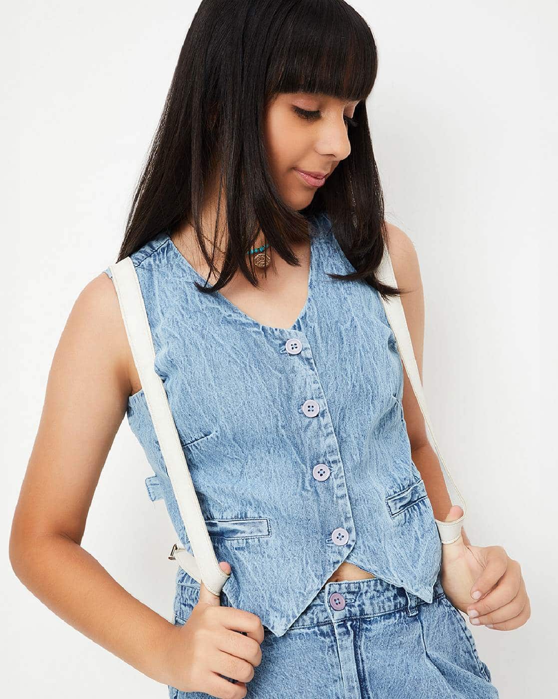 Buy BLUE Tops & Tunics for Girls by MAX Online | Ajio.com