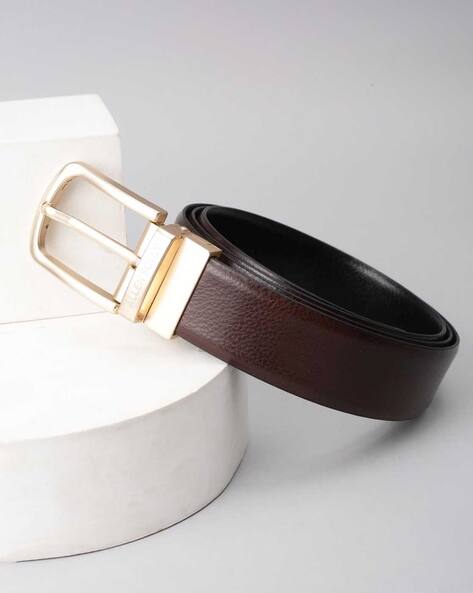 ALLEN SOLLY Men Wide Belt with Tang Buckle Closure