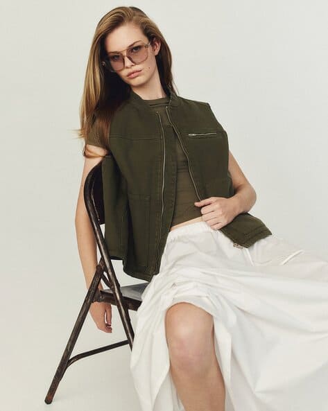 Women Sleeveless Jacket