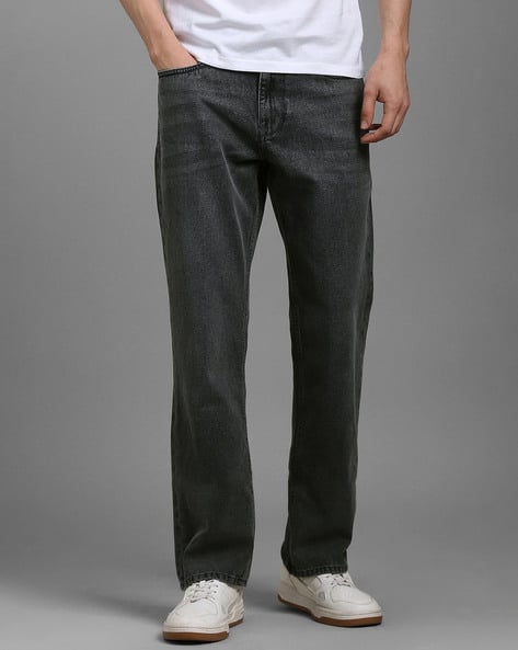 LOUIS PHILIPPE Men Flared Jeans with 5-Pocket Styling