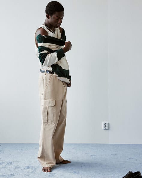 Buy Beige Trousers Pants for Men by H&M Online