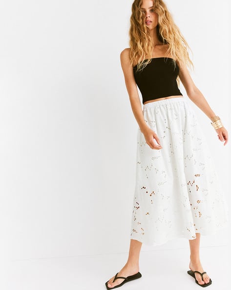 Buy White Skirts for Women by H&M Online