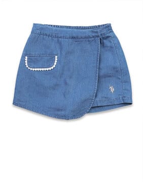 u.s. polo assn. Girls Cotton Wrap Skirt-picture-38