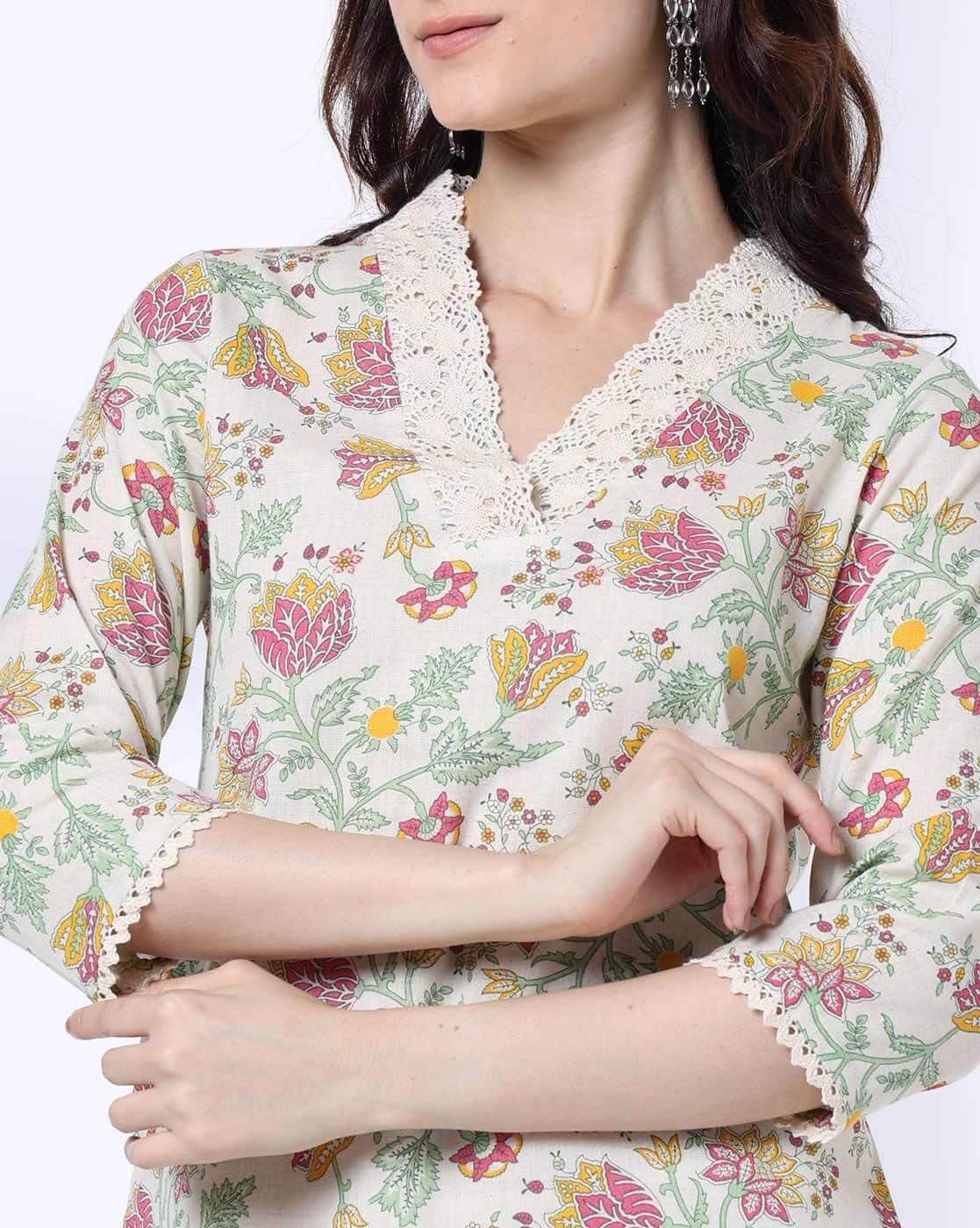 Buy Ecru Kurtas for Women by AVAASA MIX N' MATCH Online | Ajio.com