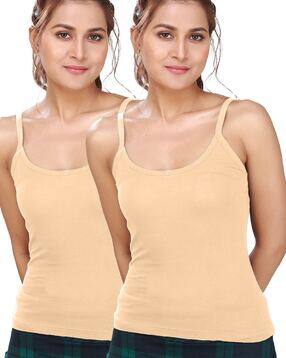 alba Pack of 2 Women Camisoles with Adjustable Straps-picture-42