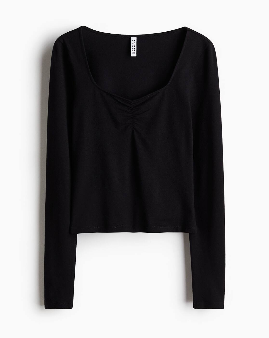 Buy H&M Women Slim Fit Sweetheart Neck Top Online | Ajio.com