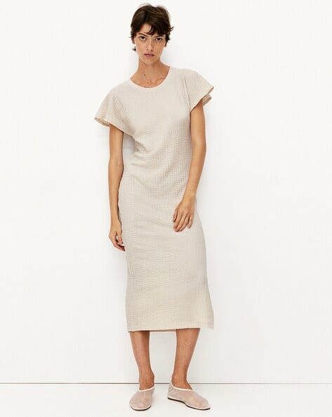 beige skin tight dress Skin Tight Dress main image 0