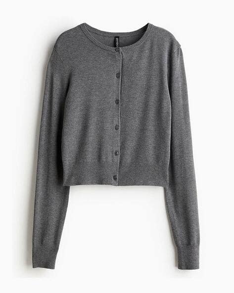 Buy Grey Sweaters Cardigans for Women by H&M Online