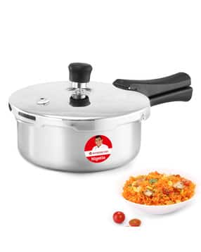 Nigella Tri-Ply Stainless Steel Outer Lid Pressure Cooker  