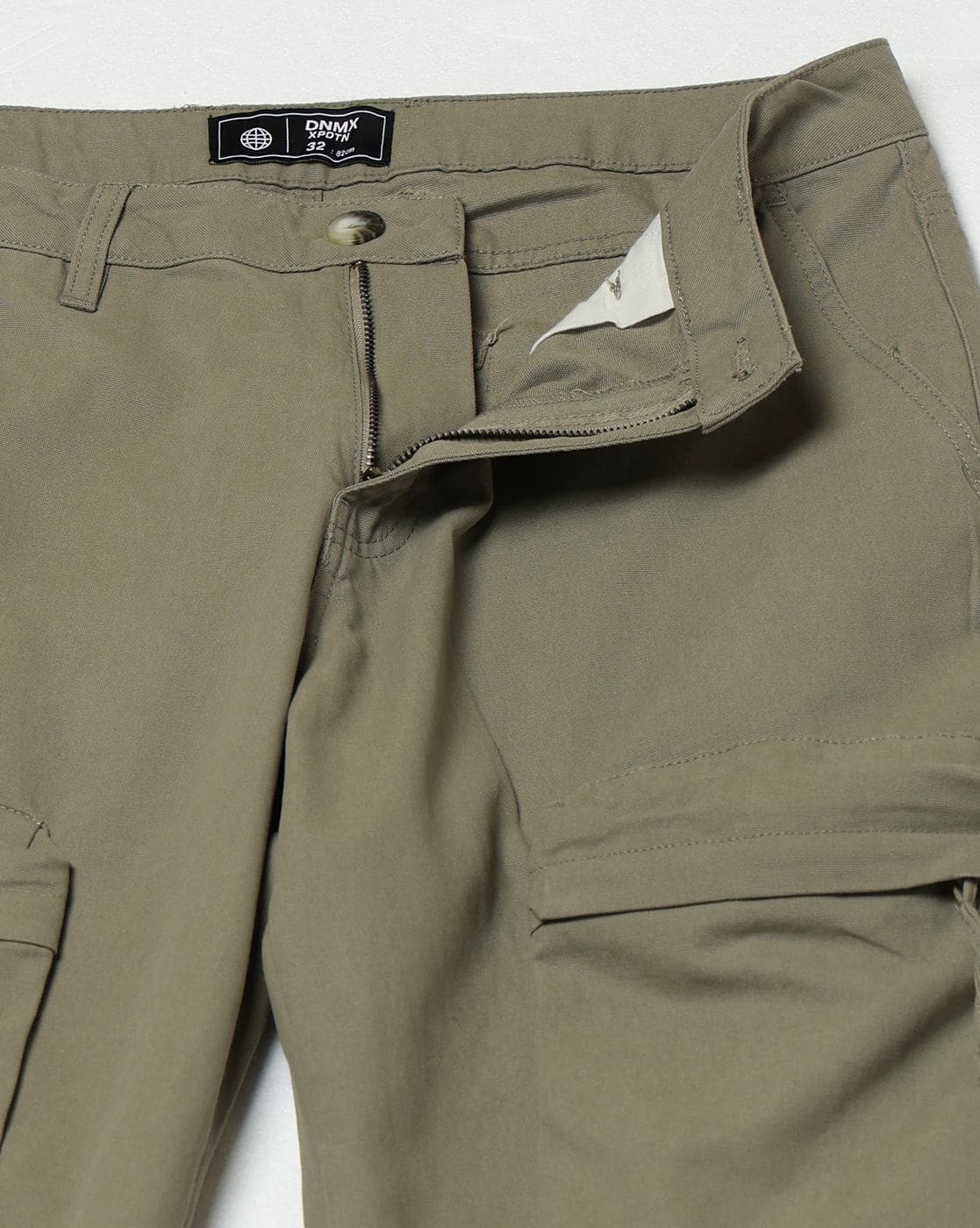 Buy Olive Green Trousers & Pants for Men by DNMX Online | Ajio.com