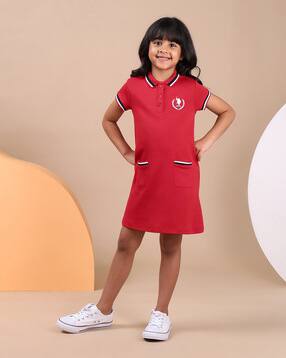 u.s. polo assn. Girls Cotton Shirt Dress-picture-40