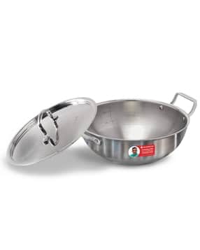 Stella Tri-Ply Kadhai With Lid  -image-13