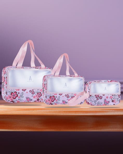 BRADO JEWELLERY Pack of 3 Women Floral Print Travel Bags