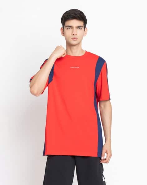 ADIDAS Men SPW JSY Colourblock Regular Fit Crew-Neck T-Shirt