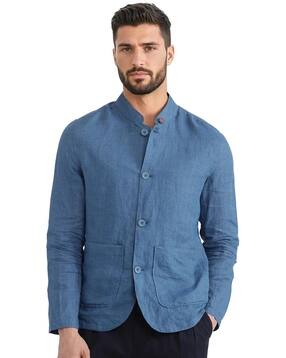 rare rabbit Men Relaxed Fit Bomber Jacket-picture-13