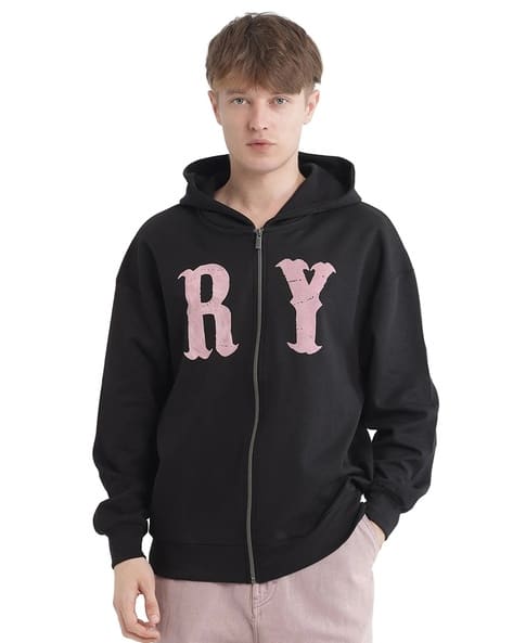 メンズウェア #FR2GOLF Black Watch Rabbit Sweatshirt Buy Rare Rabbit Men Graphic Hooded Sweatshirt Online | Ajio.com