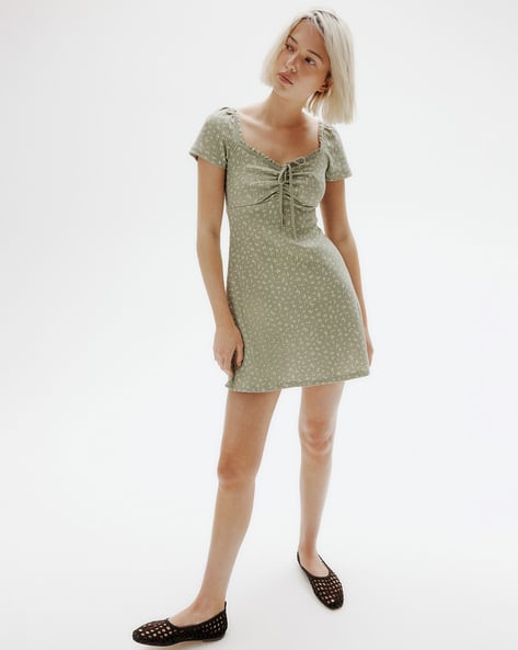 Buy H&M Mini Floral Sheath Dress Online | Ajio.com