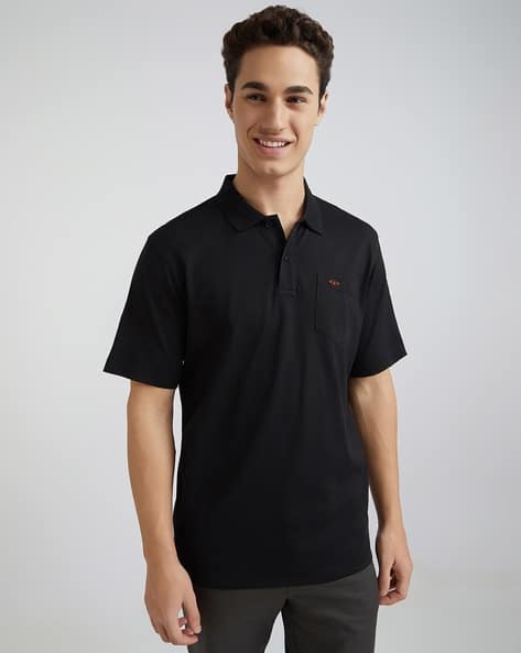 Colorplus Men Tailored Fit Polo T-Shirt with Patch Pocket