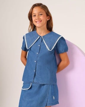 u.s. polo assn. Girls Lace Shirt Top-picture-22